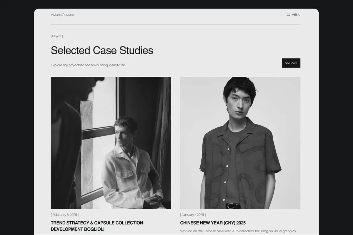Viviana Pastore site overview